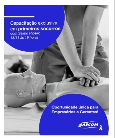 Notícia: Capacitação eTreinamento de Noções  Básicas de Primeiros Socorros 