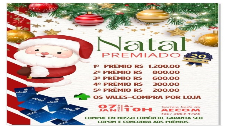 Notícia: NATAL PREMIADO 2025
