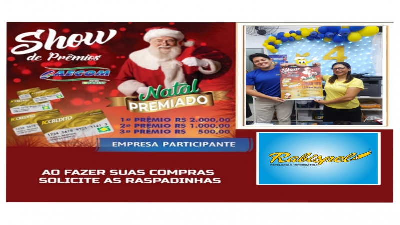 Notícia: CAMPANHA SHOW DE PREMIOS AECOM