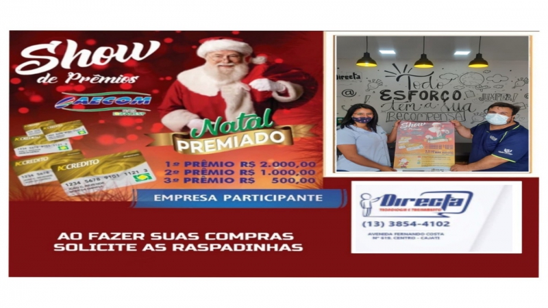 Notícia: CAMPANHA SHOW DE PREMIOS AECOM 