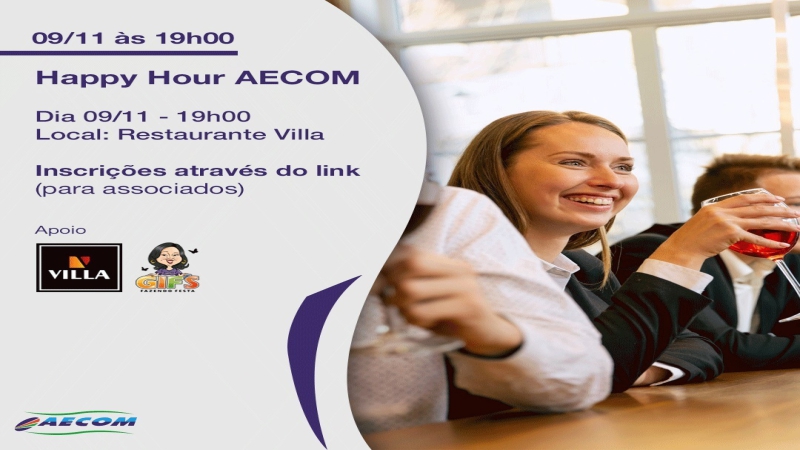 Notícia: Happy Hour Aecom