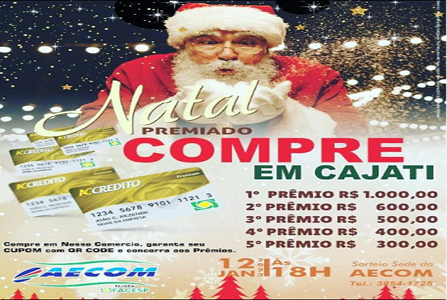 Notícia: Entrega da premiação da Campanha de Natal 2022